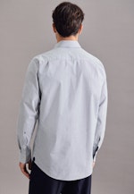 Regular Oxfordhemd Streifen in Dunkelblau |  Seidensticker Onlineshop