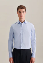 Slim Chemise d'affaires Uni in Bleu Clair |  Seidensticker Onlineshop