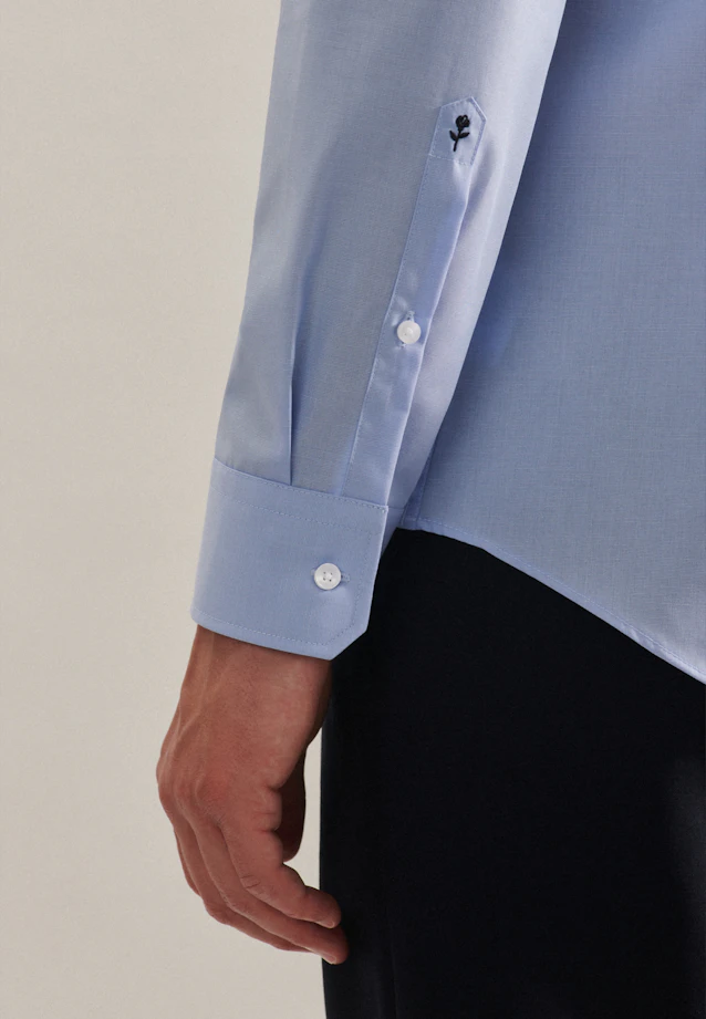 Slim Chemise d'affaires Uni in Bleu Clair |  Seidensticker Onlineshop