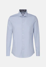 Slim Chemise d'affaires Uni in Bleu Clair |  Seidensticker Onlineshop