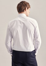 Chemise Business Slim Fil à fil Col Kent in Blanc |  Seidensticker Onlineshop