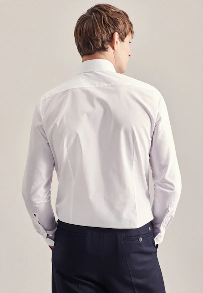 Slim Business Hemd Uni in Weiß |  Seidensticker Onlineshop
