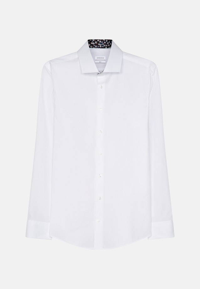 Slim Chemise d'affaires Uni in Blanc |  Seidensticker Onlineshop