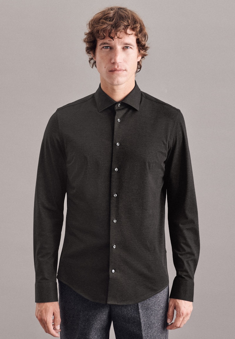 Chemise Business Slim Jersey Col Kent