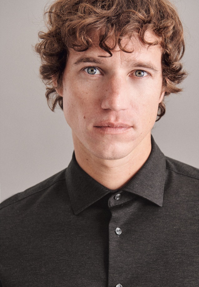 Slim Chemise d'affaires Uni in Gris |  Seidensticker Onlineshop