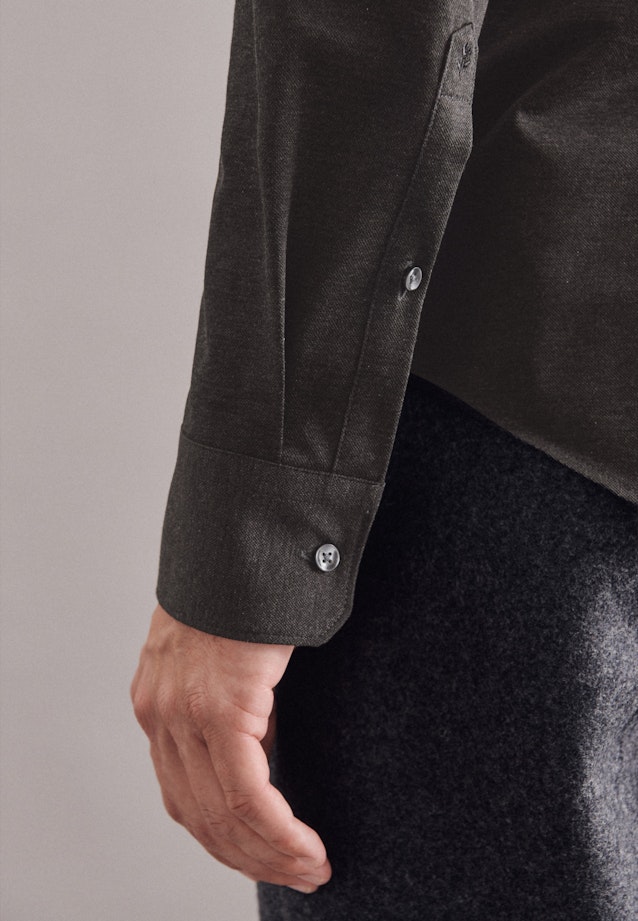 Slim Business Hemd Uni in Grau |  Seidensticker Onlineshop