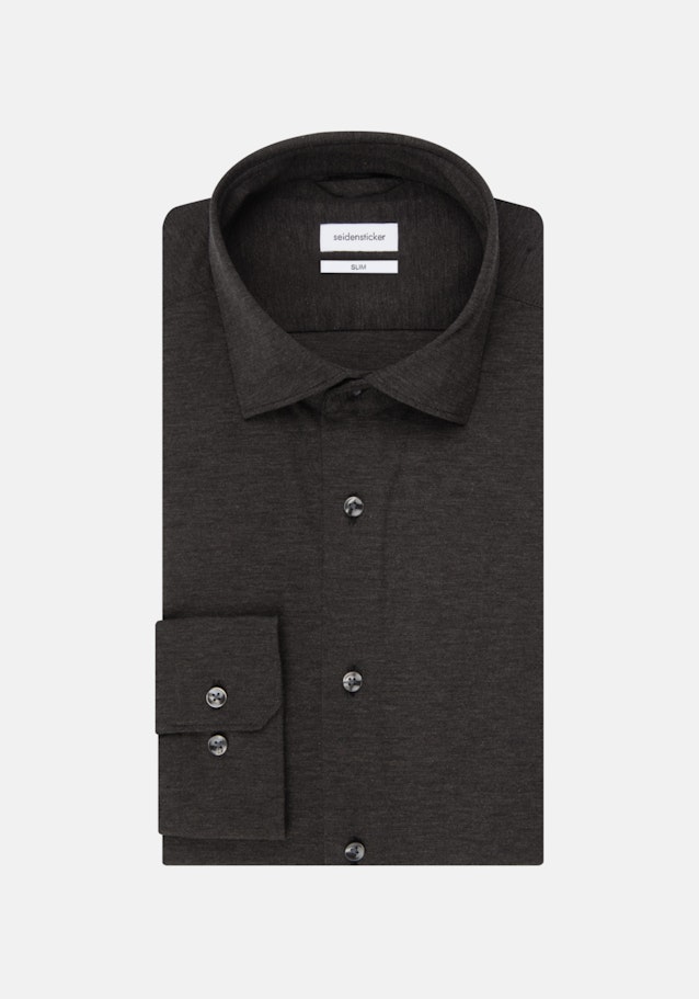 Slim Business Hemd Uni in Grau | Seidensticker Onlineshop