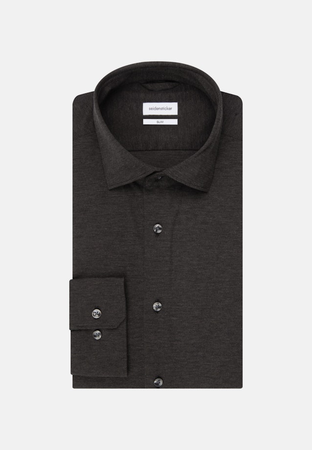 Slim Business Hemd Uni in Grau |  Seidensticker Onlineshop