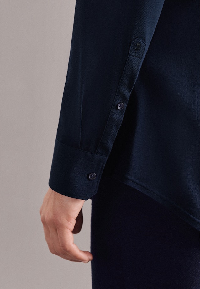 Slim Chemise d'affaires Uni in Bleu Foncé |  Seidensticker Onlineshop