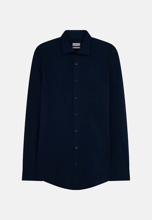 Slim Business shirt Uni in Dark Blue |  Seidensticker Onlineshop