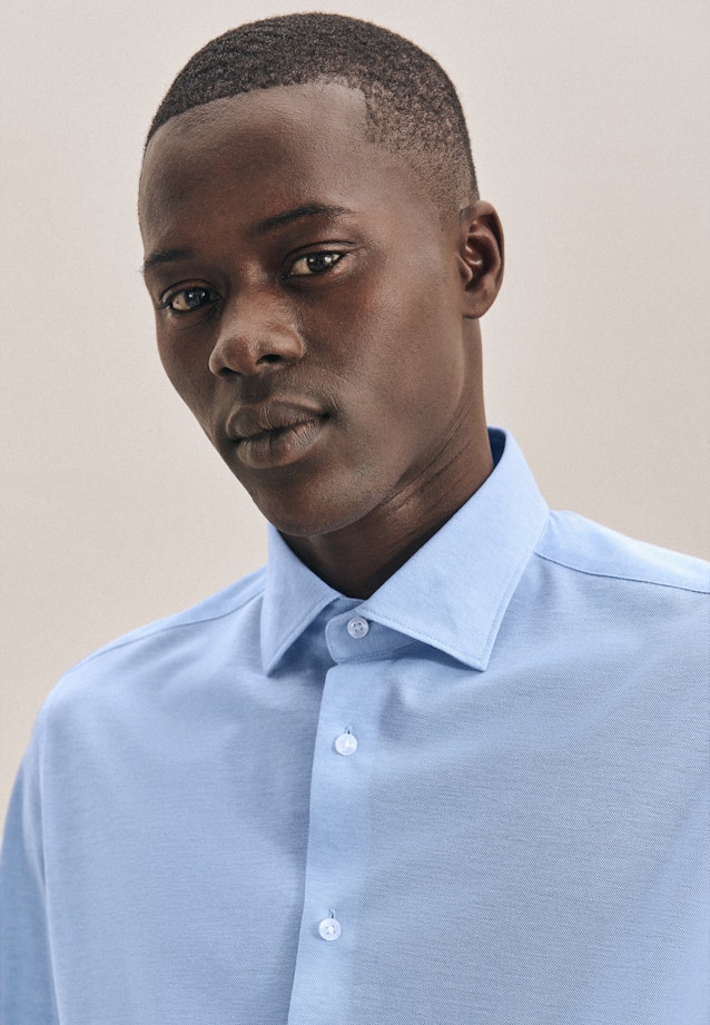 Business Shirt in Slim with Kent-Collar in Light Blue |  Seidensticker Onlineshop