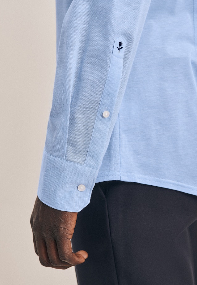 Business Shirt in Slim with Kent-Collar in Light Blue |  Seidensticker Onlineshop