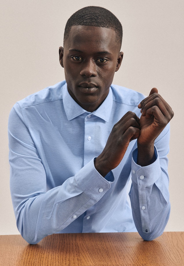Slim Business shirt Uni in Light Blue |  Seidensticker Onlineshop