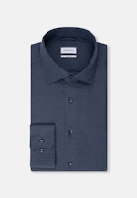 Regular Business Shirt Plain in Dark Blue |  Seidensticker Onlineshop