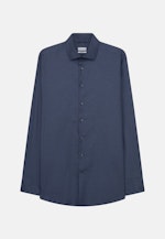 Regular Business Shirt Plain in Dark Blue |  Seidensticker Onlineshop