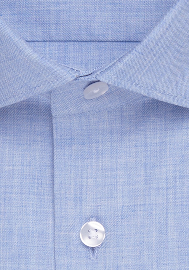 Chemise Business Regular Twill (sergé) Col Kent in Bleu Clair |  Seidensticker Onlineshop