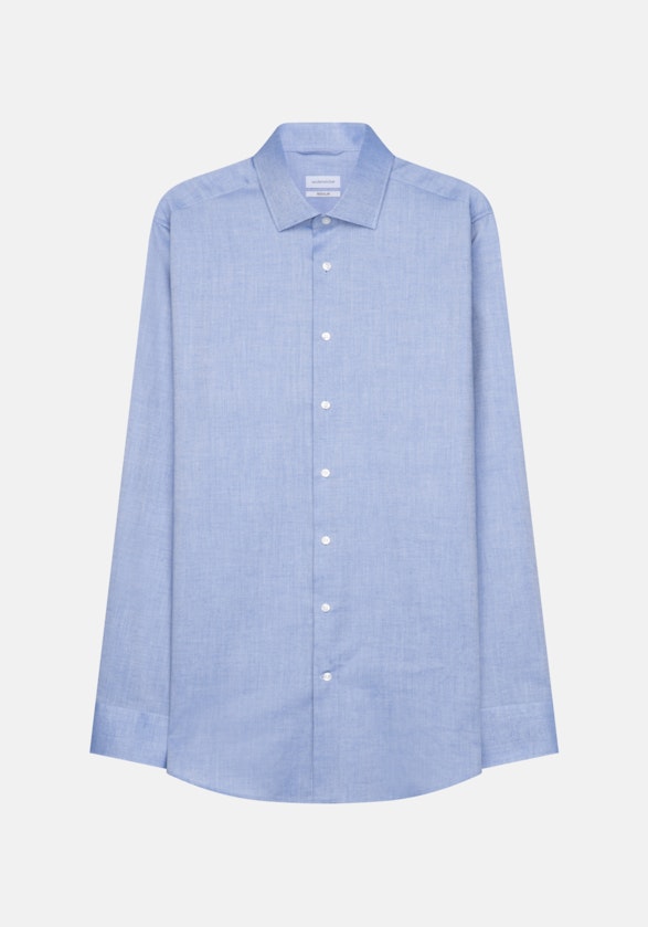 Chemise Business Regular Twill (sergé) Col Kent in Bleu Clair |  Seidensticker Onlineshop