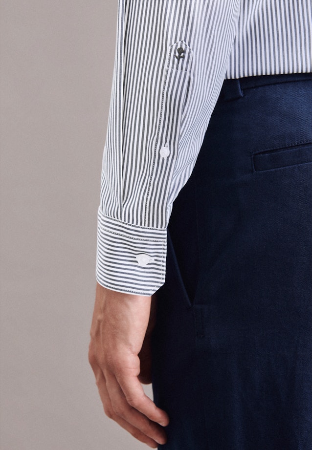 Regular Performance shirt Stripe in Dark Blue |  Seidensticker Onlineshop