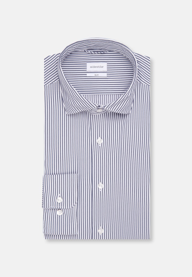 Regular Performance shirt Stripe in Dark Blue |  Seidensticker Onlineshop