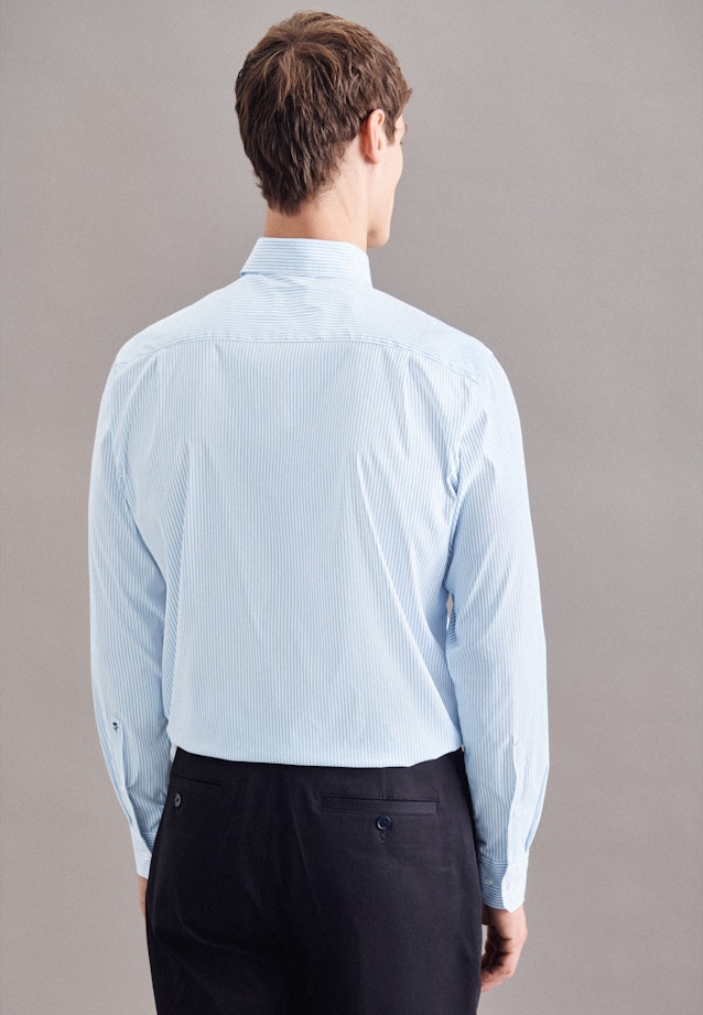 Performance shirt in Regular fit with Kent-Collar in Light Blue | Seidensticker Onlineshop