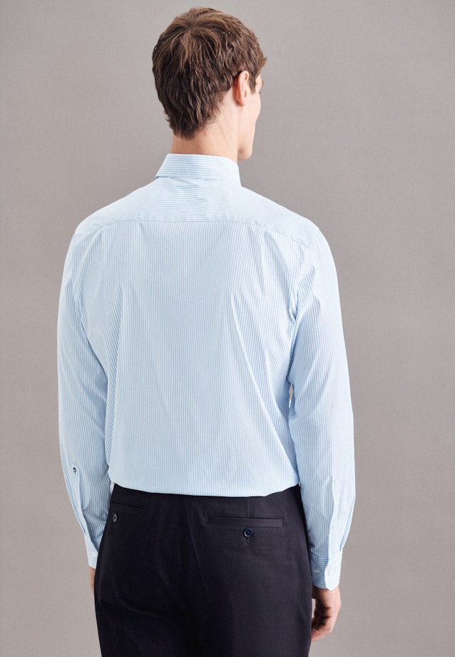 Regular Performance shirt Stripe in Light Blue |  Seidensticker Onlineshop