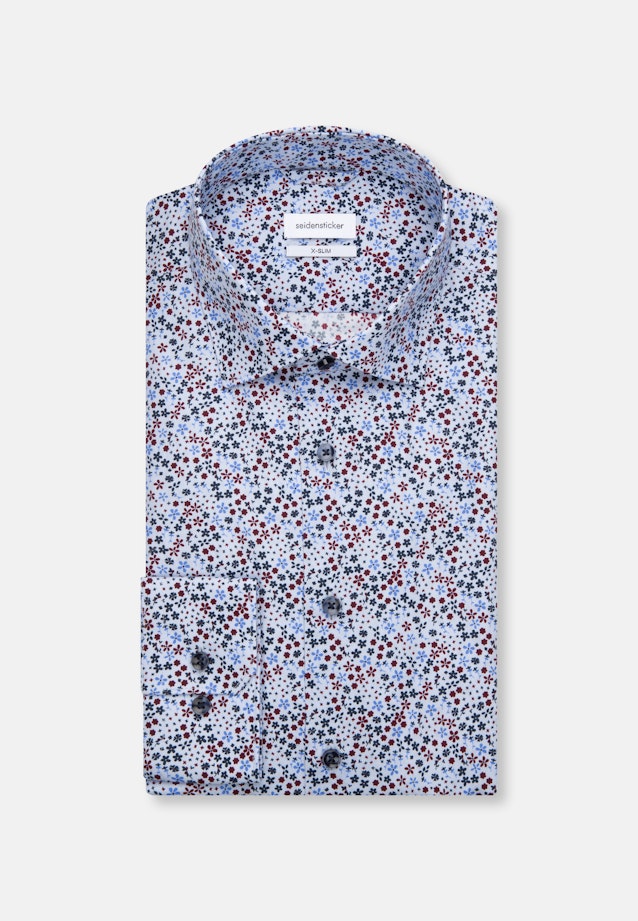 X-Slim Business Shirt Print in Light Blue |  Seidensticker Onlineshop
