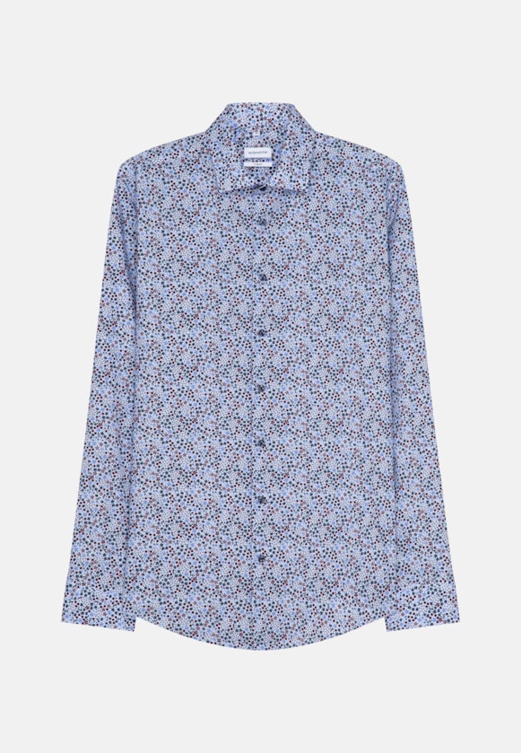 X-Slim Business Shirt Print in Light Blue |  Seidensticker Onlineshop