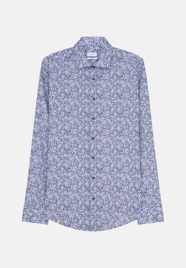 Slim Business Shirt Print in Light Blue |  Seidensticker Onlineshop