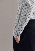 Regular Casual Hemd Print in Grau |  Seidensticker Onlineshop