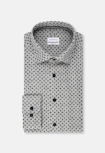 Regular Casual Hemd Print in Grau |  Seidensticker Onlineshop