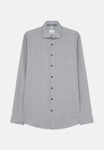 Regular Casual Hemd Print in Grau |  Seidensticker Onlineshop