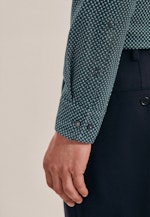 Slim Chemise casual Imprimé in Vert |  Seidensticker Onlineshop