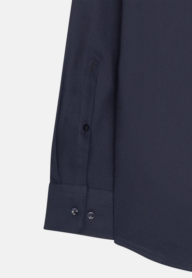 Regular Chemise Performance Uni in Bleu Foncé |  Seidensticker Onlineshop