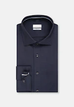 Regular Chemise Performance Uni in Bleu Foncé |  Seidensticker Onlineshop