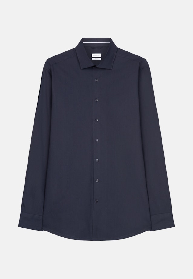 Regular Performance shirt Uni in Dark Blue |  Seidensticker Onlineshop