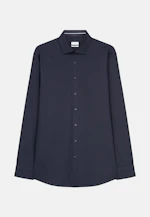 Regular Chemise Performance Uni in Bleu Foncé |  Seidensticker Onlineshop