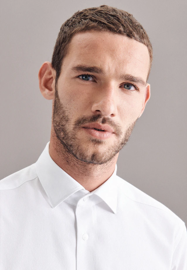 Regular Performance-Hemd Uni in Weiß |  Seidensticker Onlineshop