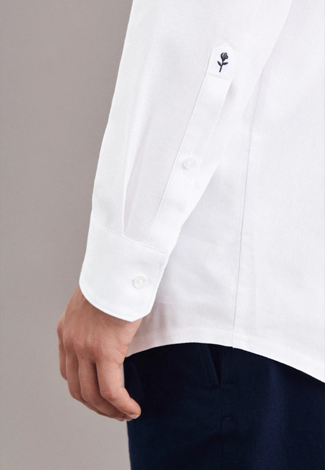 Regular Performance-Hemd Uni in Weiß |  Seidensticker Onlineshop
