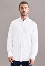 Regular Chemise Performance Uni in Blanc |  Seidensticker Onlineshop