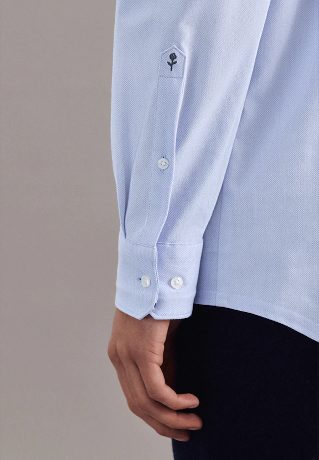 Regular Performance-Hemd Uni in Hellblau |  Seidensticker Onlineshop