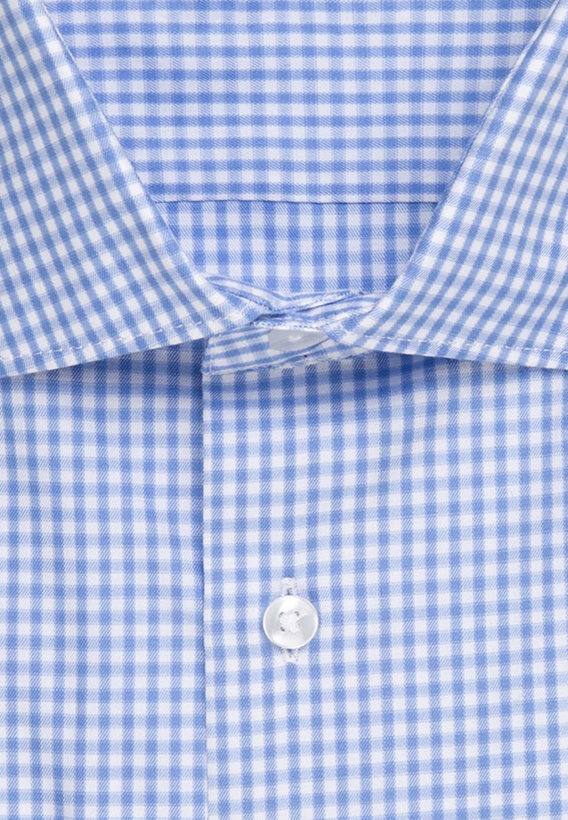 Regular Business Hemd Karo in Hellblau |  Seidensticker Onlineshop