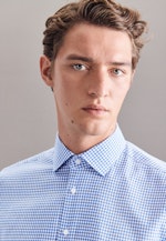 Regular Business Hemd Karo in Hellblau |  Seidensticker Onlineshop