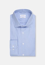 Regular Business Hemd Karo in Hellblau |  Seidensticker Onlineshop