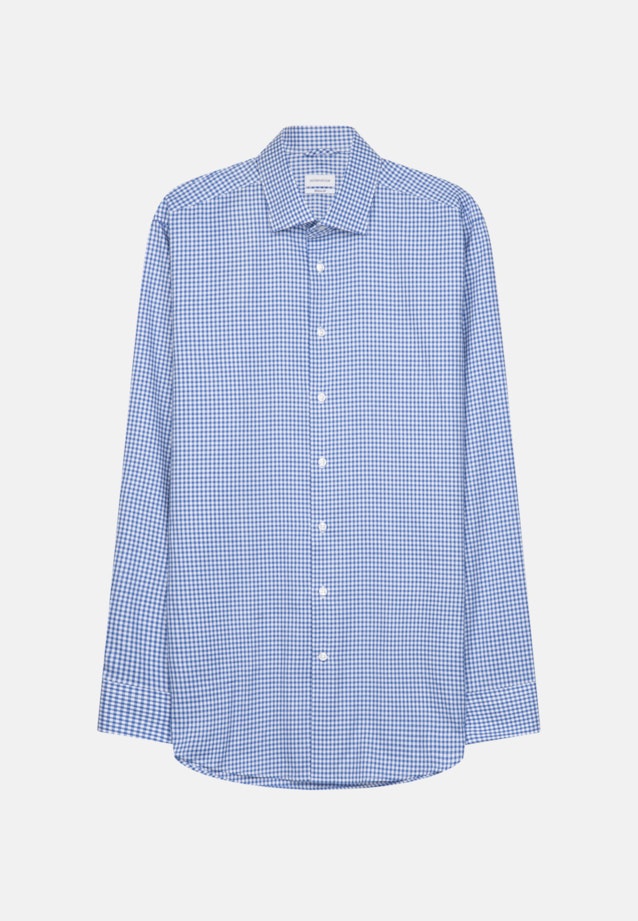 Regular Business Hemd Karo in Hellblau |  Seidensticker Onlineshop