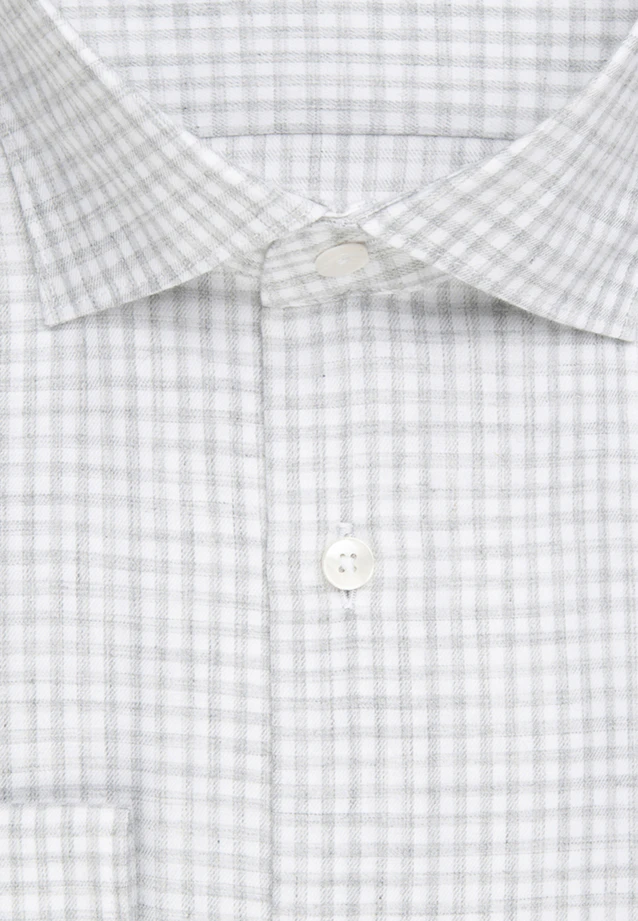 Regular Business Hemd Karo in Grau |  Seidensticker Onlineshop