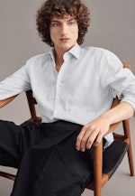 Regular Chemise Business carreaux in Gris |  Seidensticker Onlineshop