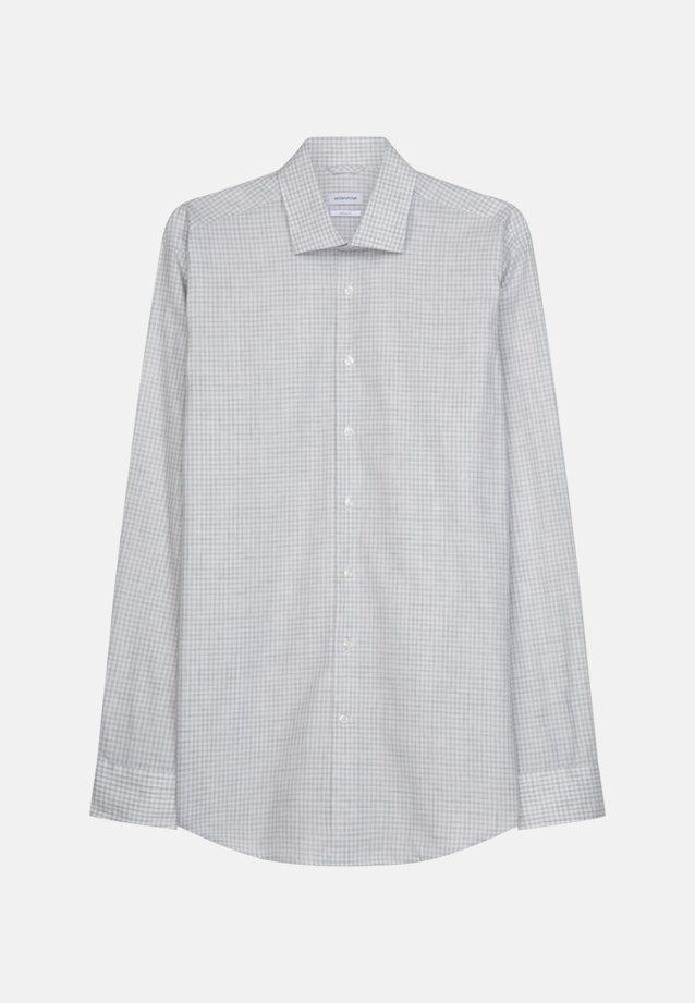 Regular Chemise Business carreaux in Gris |  Seidensticker Onlineshop