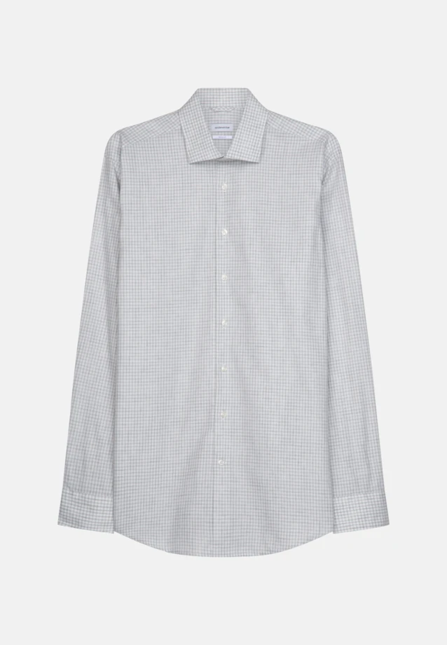 Regular Business Hemd Karo in Grau |  Seidensticker Onlineshop