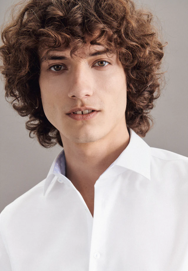 Slim Business Hemd Uni in Weiß |  Seidensticker Onlineshop