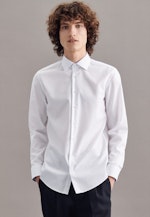 Slim Business Hemd Uni in Weiß |  Seidensticker Onlineshop
